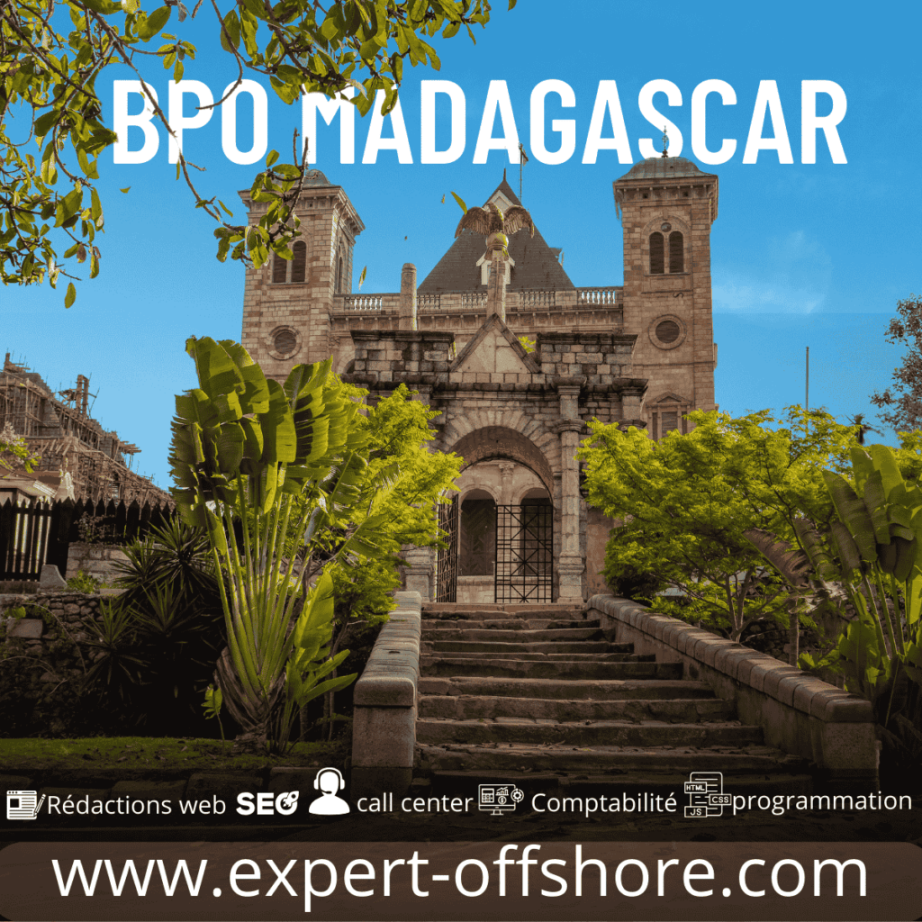 Découvrez comment l'externalisation BPO à Madagascar Vous permet de gagner, réduire vos coûts, concentrer sur votre cœur de métier.

L’externalisation des processus d’affaires (BPO) est une pratique de plus en plus courante parmi les entreprises cherchant à améliorer leur efficacité, réduire leurs coûts et se concentrer sur leur cœur de métier. Madagascar, avec son environnement économique favorable et son capital humain compétent, s'impose comme une destination de choix pour l’externalisation des services. Découvrez comment externaliser vos processus à Madagascar peut transformer votre entreprise.